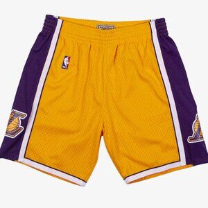 LA Lakers 2009/10 Hardwood Classics Swingman Basketball Shorts